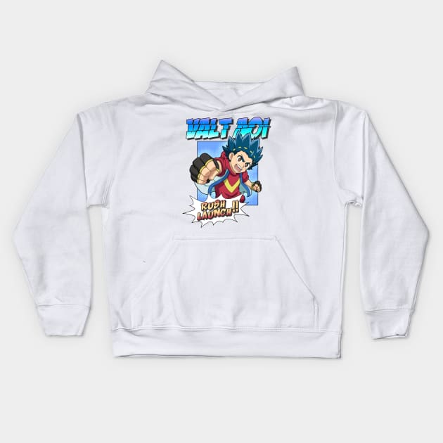 Valt Aoi - Rush Launch Kids Hoodie by Kaw_Dev